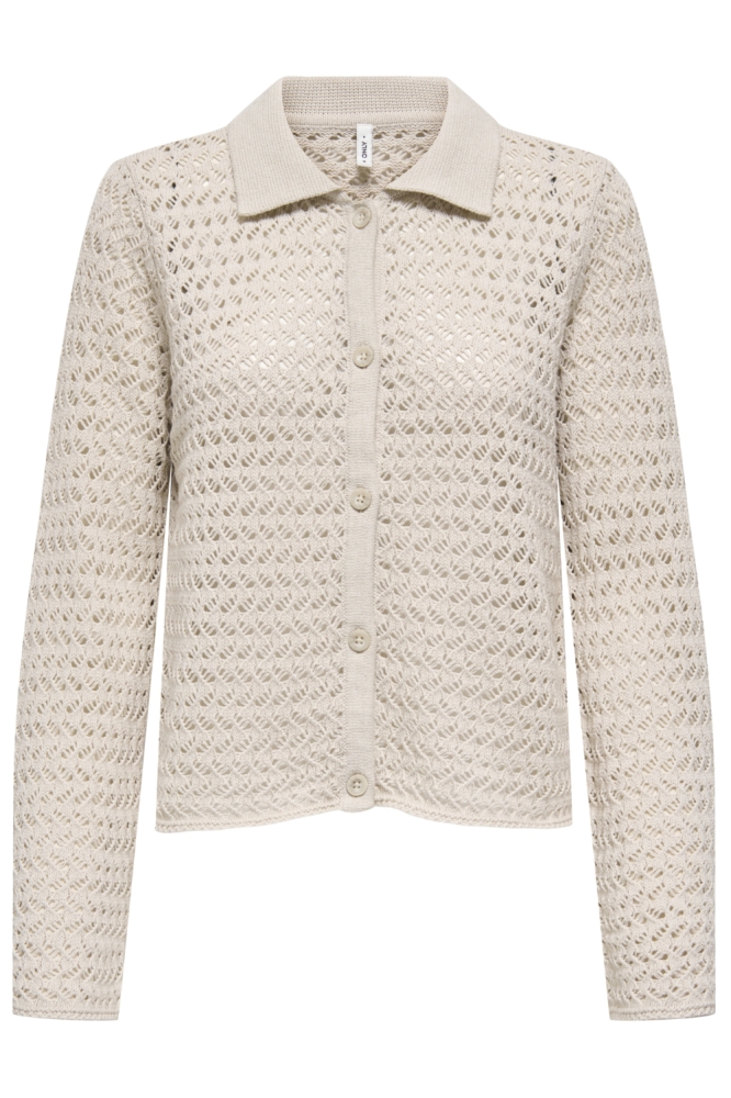 ONLLULI LS STRUCTURE POLO BUTTON KN 15360739 Pumice Stone